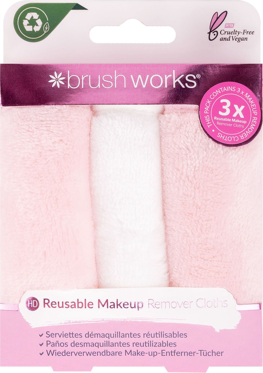 Brushworks Reusable Makeup Remover Cloths