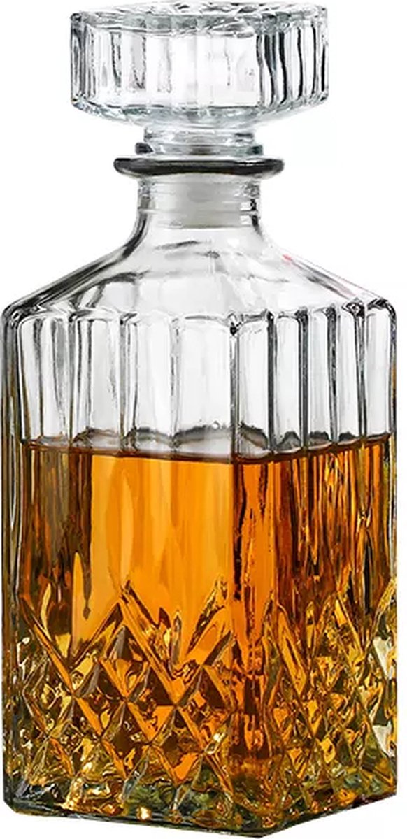 Niceey Whiskey Karaf - Luxe Whisky Karaf - 900ml - Decanteer Karaf