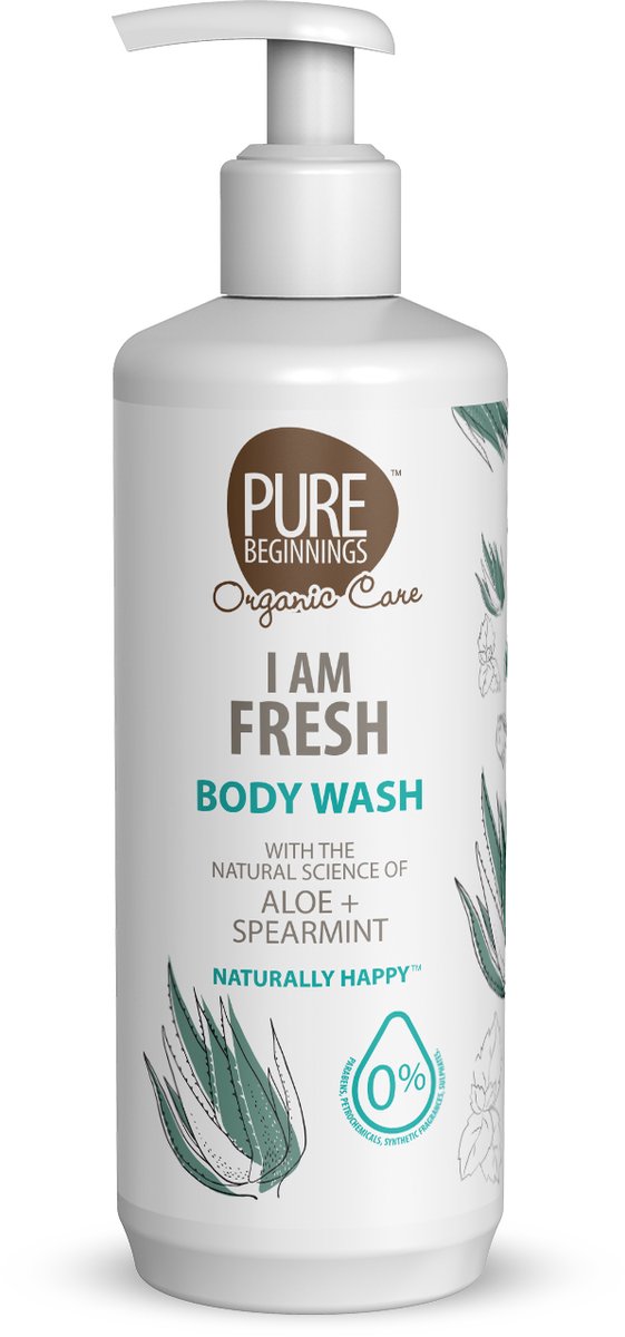 Pure Beginnings - I Am Fresh - Body Wash - Aloe + Spearmint - 500ml