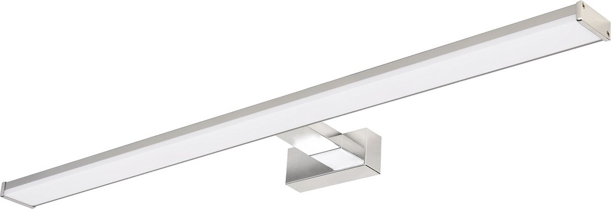 Led Spiegellamp - Schilderij Verlichting - 12w - 850 Lumen - 4200K -Daglicht - IP45 - Chrome - 530 mm
