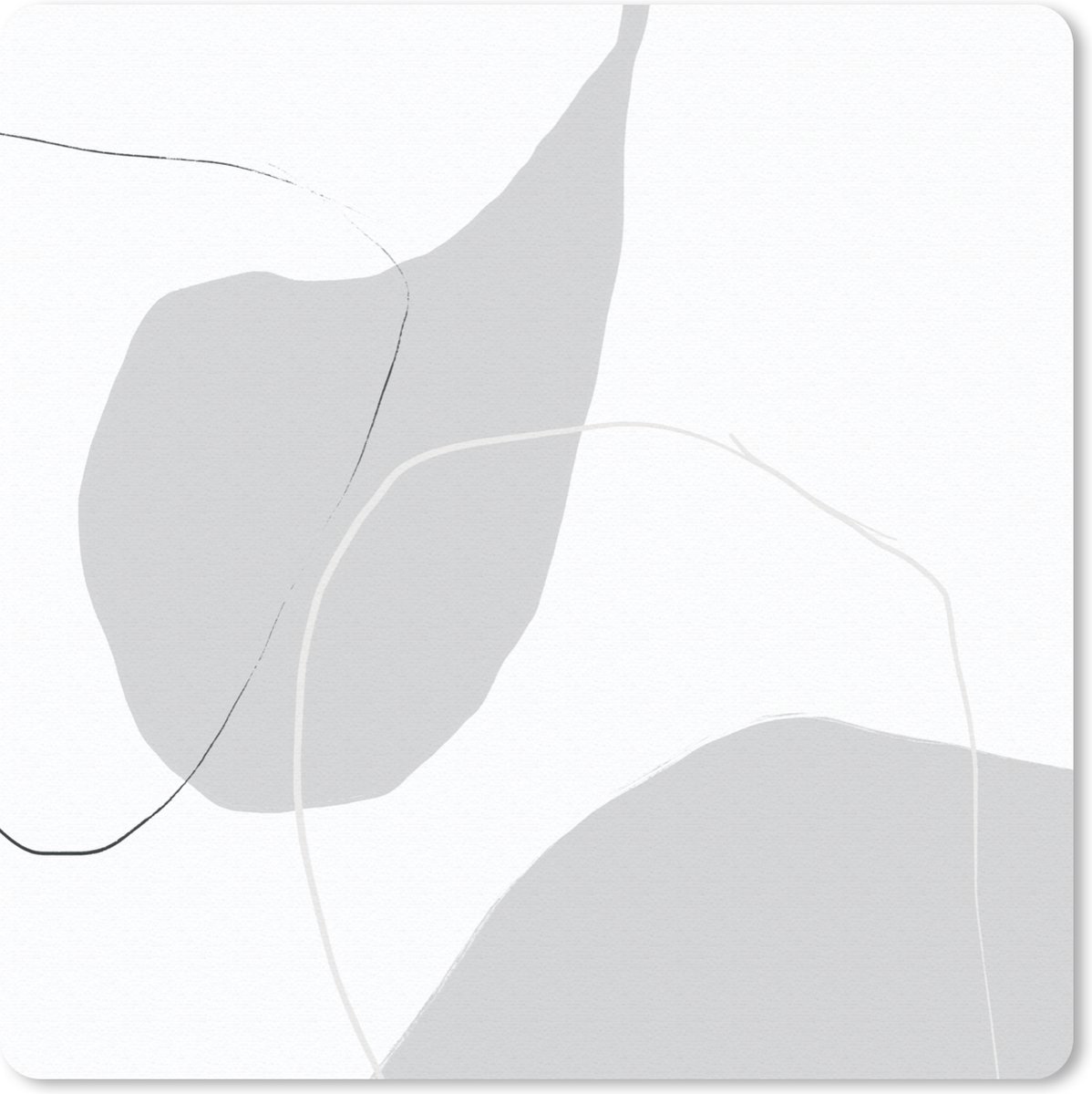 Muismat 20x20 cm - Mousepad Pastel - Abstract - Design - Muismatten