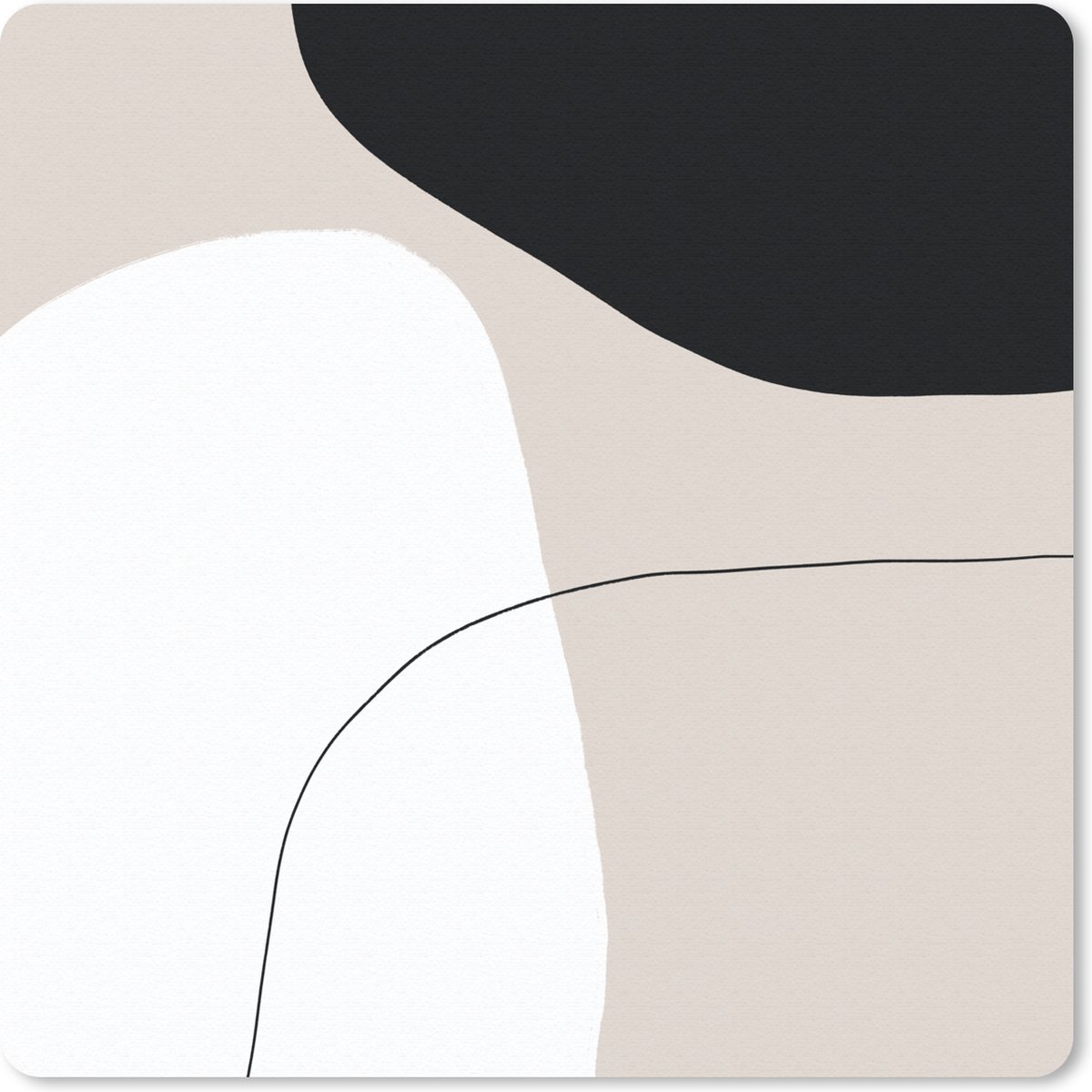 Muismat 20x20 cm - Mousepad Vormen - Abstract - Design - Muismatten