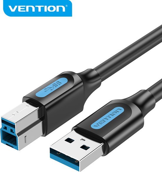 Vention USB 3.0 A Male naar USB B Male kabel - 0.5 Meter