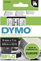 DYMO D1 - Standard Étiquettes - Noir sur blanc - 9mm x 7m