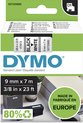 DYMO originele D1 labels | Zwarte Tekst op Wit Label | 9 mm x 7 m | Zelfklevende etiketten voor de LabelManager labelprinter | gemaakt in Europa