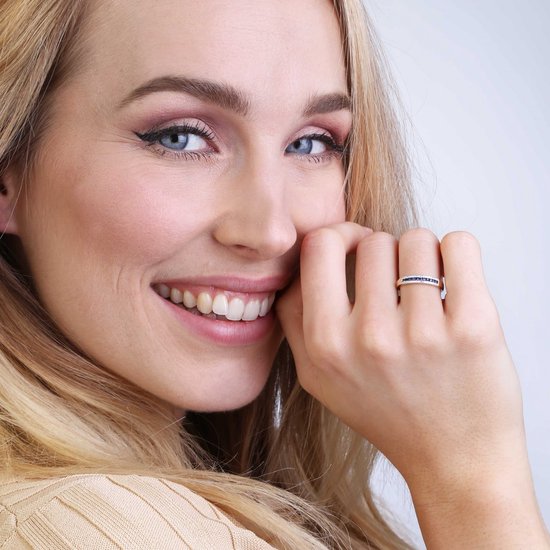 Diamond Luxe - Bague or jaune 18 carats diamant saphir 0