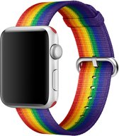 Apple montre tissé bracelet en nylon - 38mm / 40mm - pour Apple montre 1/2/3/4/5/6 / SE - Édition Pride
