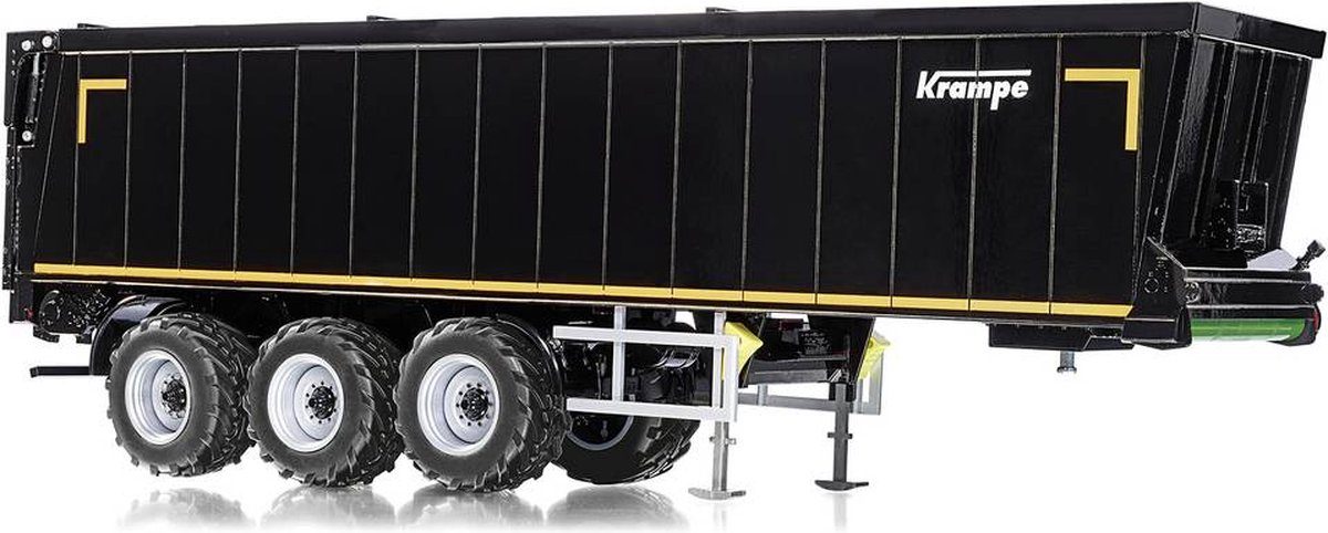 WIKING 077659 Krampe Rolbandwagen SB II 30/1070, Model, 1:32, Metaal/Kunststof, Vanaf 14 jaar, Talrijke functies, Beweegbare achterklep, Uitschuifbare steunen, Zwart