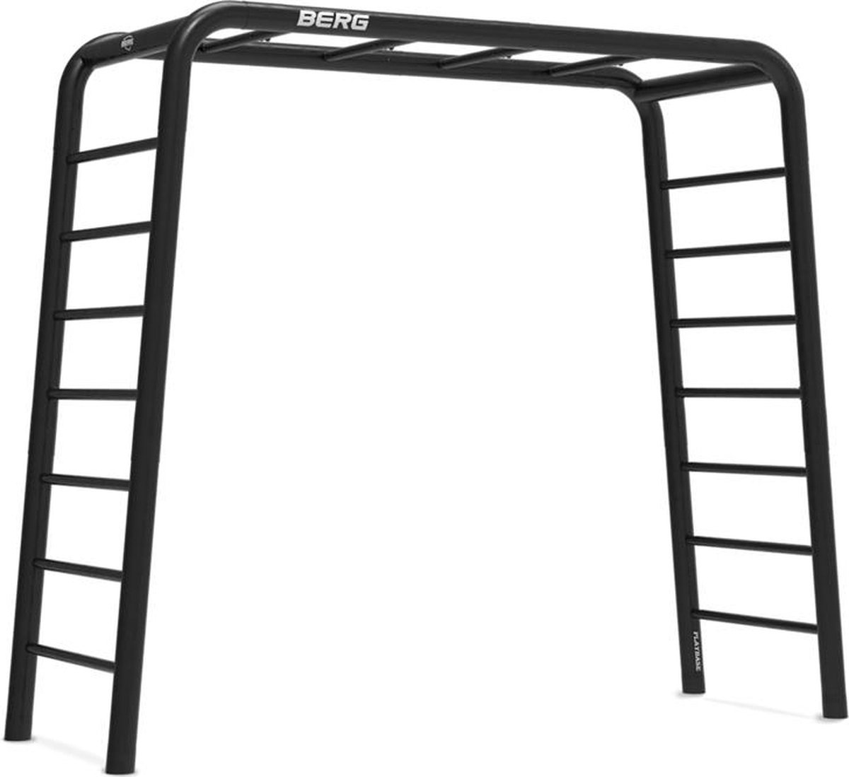 BERG PlayBase Medium LL Frame 3-in-1 Speeltoestel Multifunctioneel Speeltoestel 2x Ladder Zwart