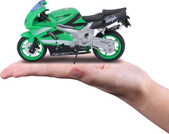Kawasaki Ninja ZX-9R schaalmodel - Groen 1:18 | bol