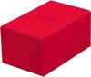 Afbeelding van het spelletje Twin Flip`n`Tray 160+ XenoSkin Monocolor Red (Ultimate Guard) (Storage Box)