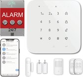Inga Wireless Home Alarm System T | Système de sécurité pour Maison Intelligente | WiFi et GSM | Extensible | Tuya Smart Life | Compatible avec Google Home et Alexa