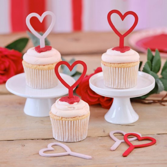 Ginger Ray Ginger Ray Be mine Cupcake toppers (6 stuks