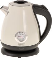 Camry CR 1344 - Elektrische waterkoker met thermometer - 1.7 liter - Creme
