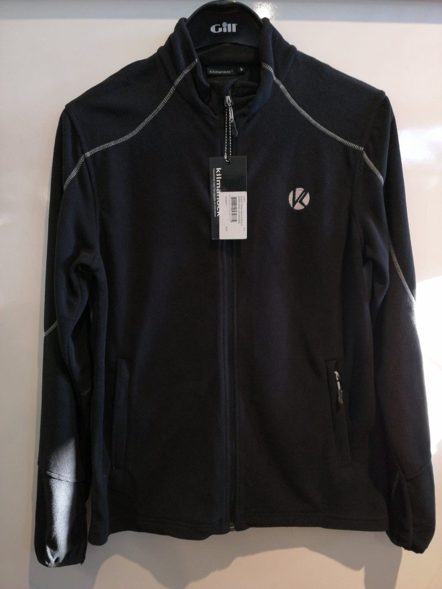 Kilmarnock bregens vest fleece jacket zwart maat S