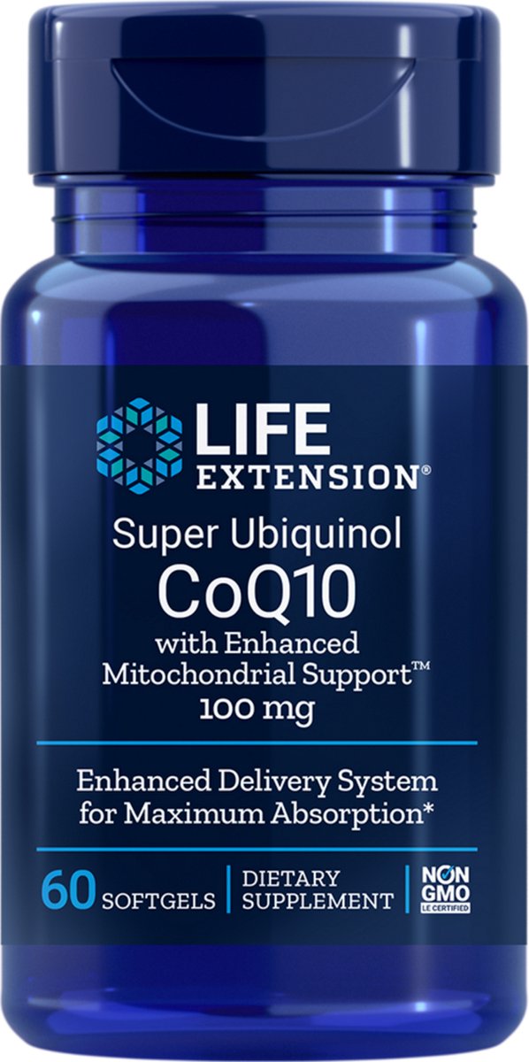 Goedkoopste Life Extension - Super Ubiquinol CoQ10 & Shilajit - 100 mg 100 mg - 60 Softgel Capsules - Mitochondriale Steun - Voedingssupplementen