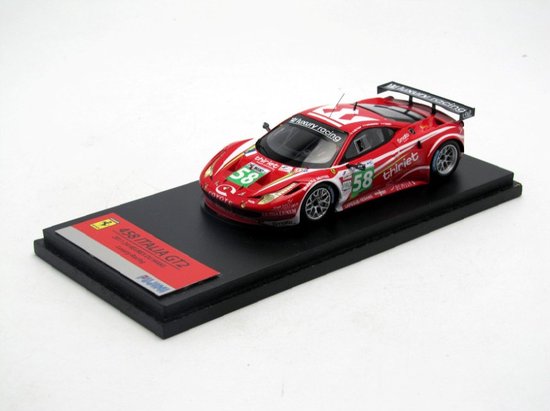 FUJIMI 1/43 SCALE Resin - TSM11FJ022 Ferrari F458 Italia GT2 LM 24H