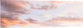 WallClassics - Acrylglas - Pastelkleuren in de Lucht - 150x50 cm Foto op Acrylglas (Wanddecoratie op Acrylaat)