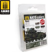 AMMO MIG 7188 Couleurs de l'OTAN - Set de Peinture Acryl .