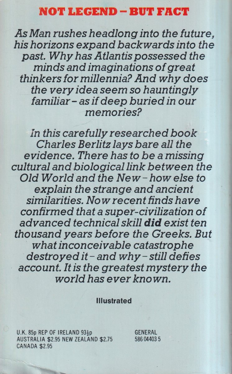 The Mystery of Atlantis, Berlitz, Charles | 9780586044032 | Boeken