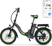 Windgoo E20 Urban- Elektrische Fiets -  E-bike - 20Inch - 12.5Ah - APP - Fat Tire - 7 Speed Shimano
