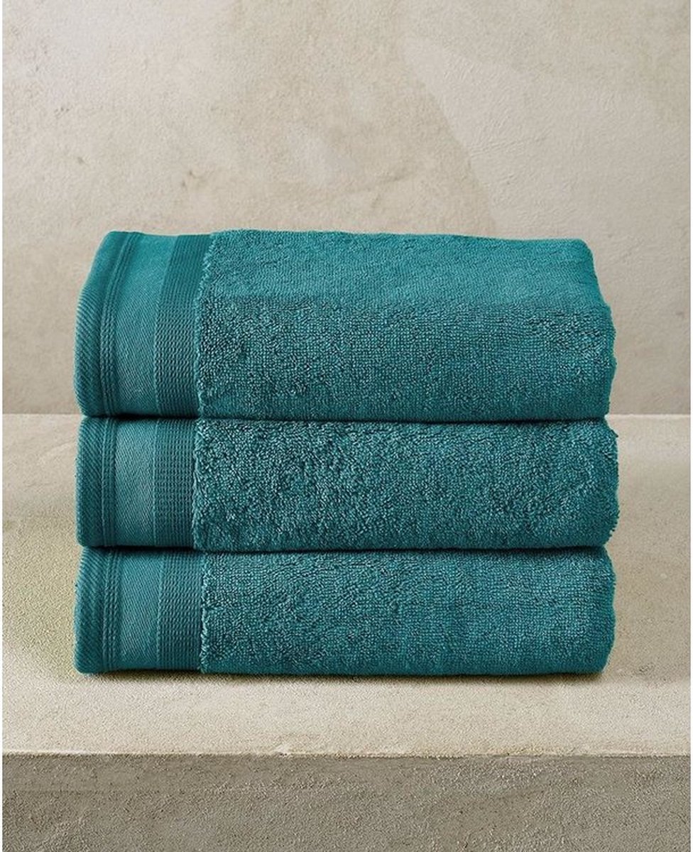 De Witte Lietaer Excellence Pine Green Handdoek 50/100