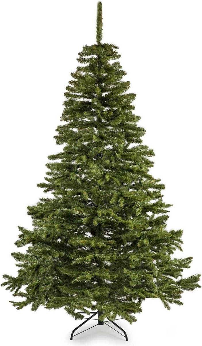 Kerstboom - kunstkerstboom 150 cm - metalen voet - groen
