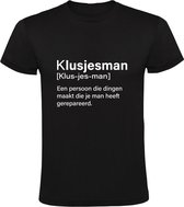 Klusjesman Heren T-shirt - werk - klussen - reparatie - bouw - gereedschap - jarig - verjaardag