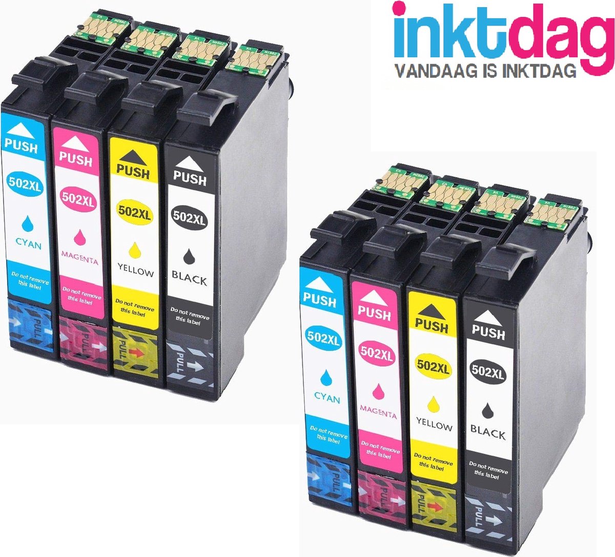 Compatible Epson 502XL Ink Cartridge Twin Multipack + 2 Extra