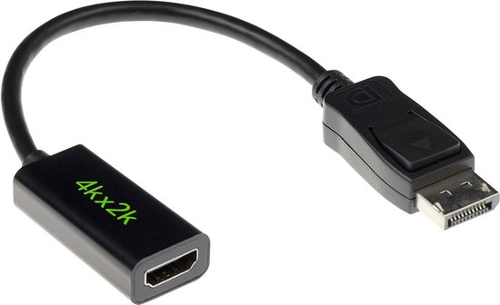 ACT Verloop kabel DisplayPort male – HDMI-A female 15 cm AK3994 | bol.com