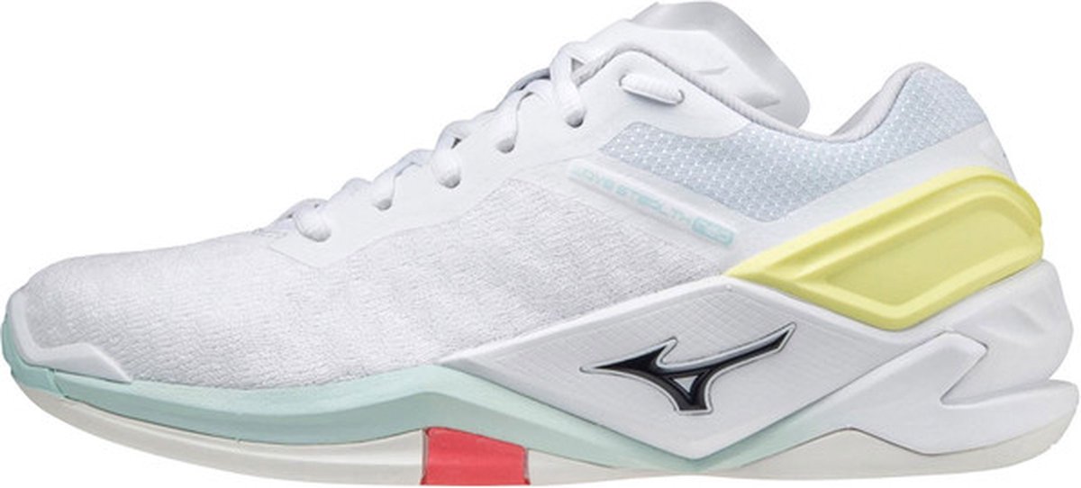 Mizuno Wave Stealth Neo Dames - Sportschoenen - Volleybal - Indoor - wit/geel