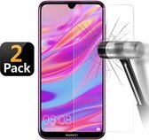 Huawei Y7 2019 Screenprotector Beschermglas 2x