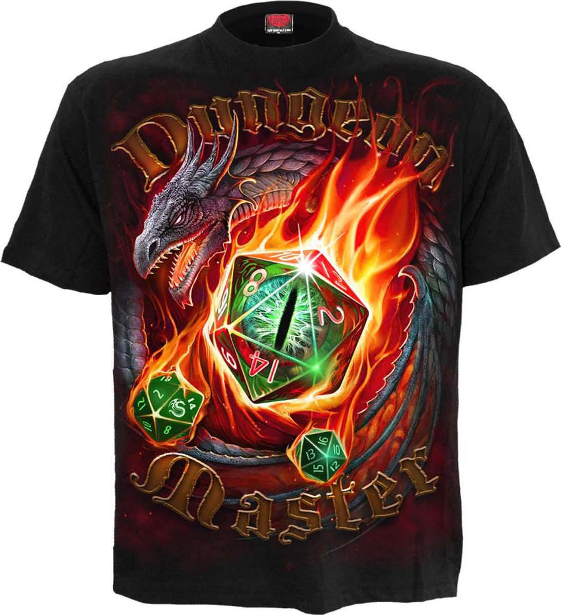 Spiral - Dungeon Master Heren Tshirt - XL - Zwart
