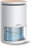 Modito Luchtontvochtiger - 450ml/dag - Dehumidifier - 2-in-1 Luchtreiniger - Muisstil - Voor Slaapkamer / Badkamer / Kelder - Wit