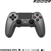RAIDER PRO Game Controller - Draadloos - Bluetooth - Geschikt voor PC, PS4 en Smartphone - Zwart