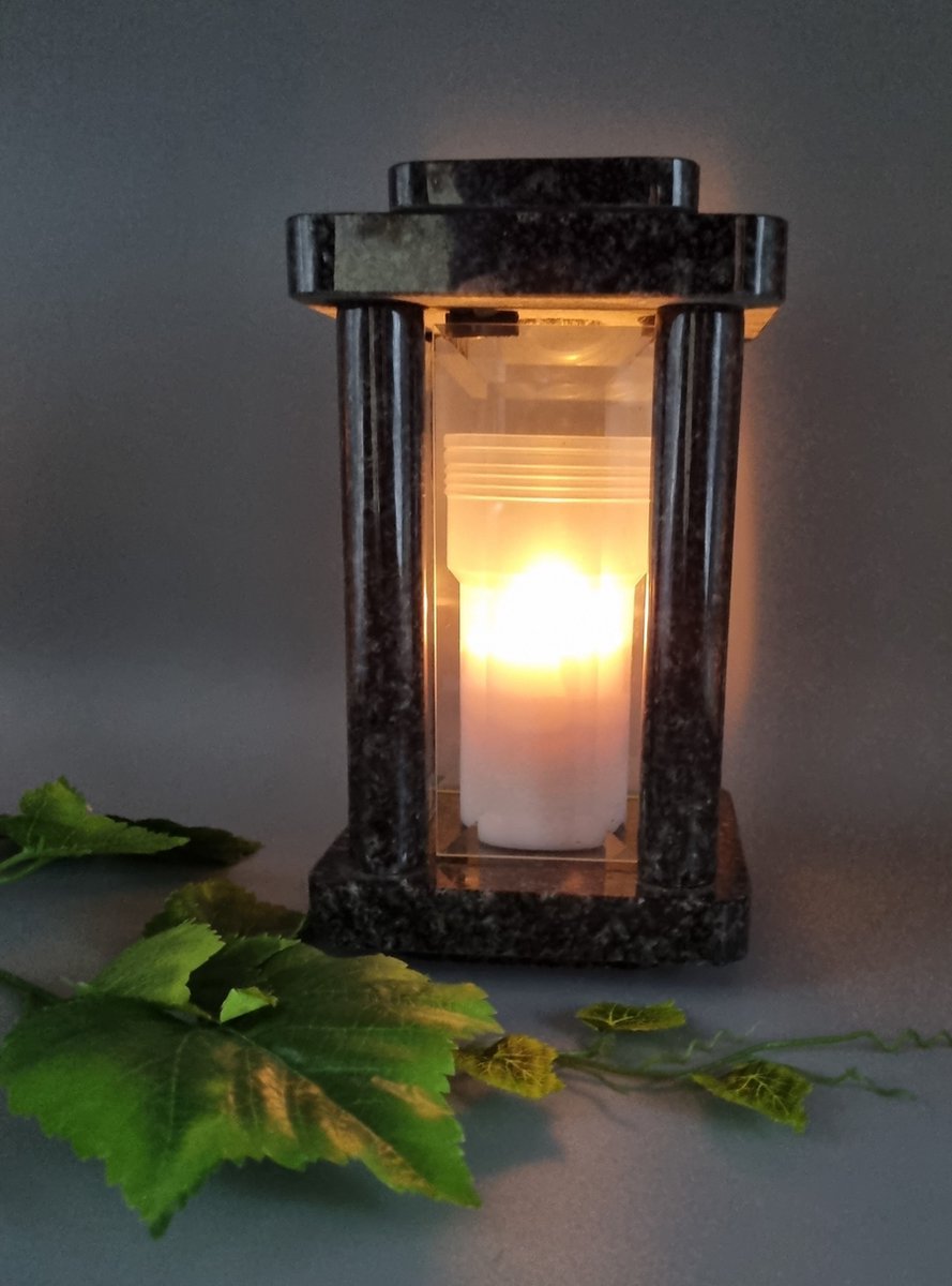 Vente en ligne : Lanterne Tombe en Aluminium Doré avec Flamme LED
