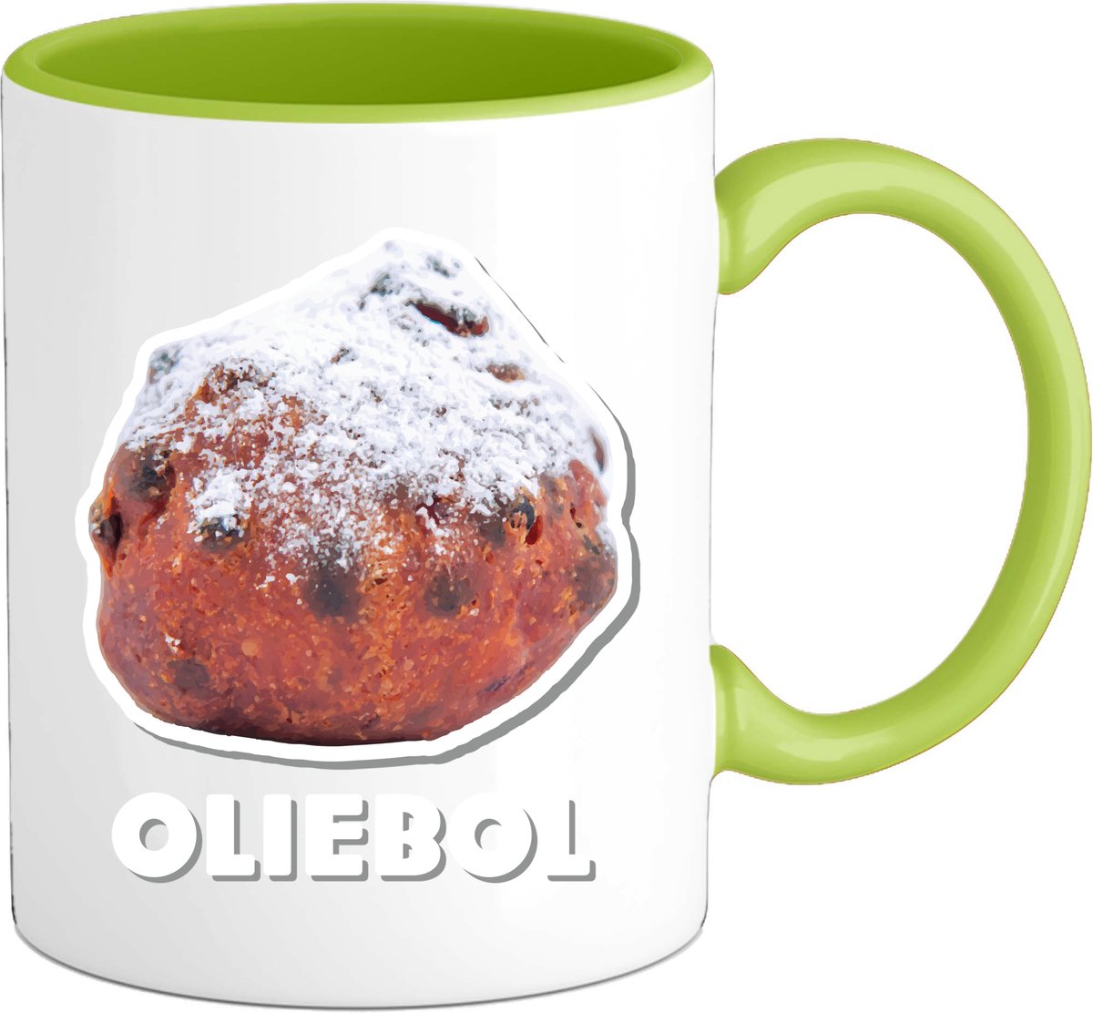 Oliebol - Mok - Appel Groen