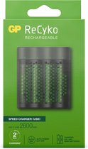GP ReCyko Batterijlader - Snellader - (USB) M451 4-slot incl. 4 x AA 2600 mAh - Oplaadbare batterijen - Batterij oplader