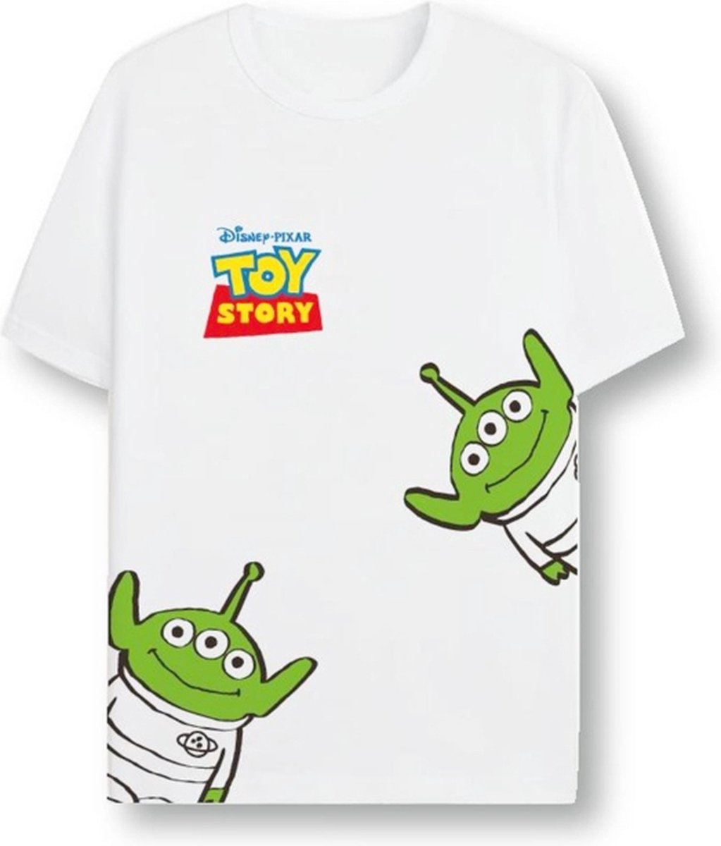 Disney Toy Story Kinder Tshirt -Kids tm 6 jaar- Aliens Wit