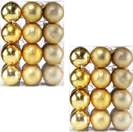 Witte kerstbal glas | 8 cm | mat & dauwdruppels | frisse kerst | It