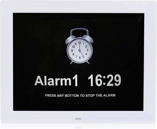 FastX Dementia Clock - Horloge calendrier - Klok avec date et jour -  Calendrier... | bol.com