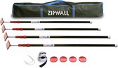 ZipWall® Professionele stofwand - stofscherm - scheidingswand - starter set - tot 310 cm hoog - tot 750 cm lang