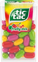 TicTac enkele doos Fruity Mix 36x18g - 36 x 18g doos