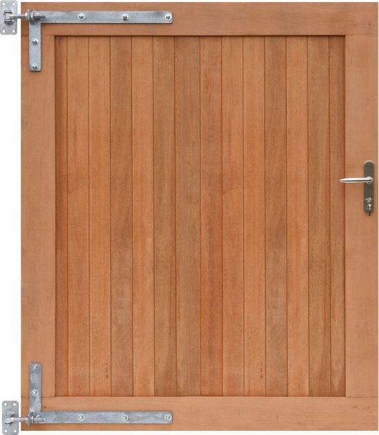 Foto: Intergard poort tuinpoort bangkirai hardhout 300x180cm 2 delig 150x180cm 