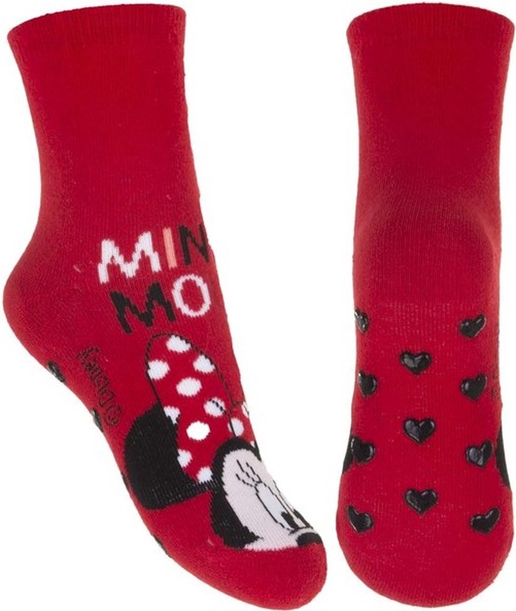 Minnie Mouse - Anti slip Badstof sokken - maat 27-30