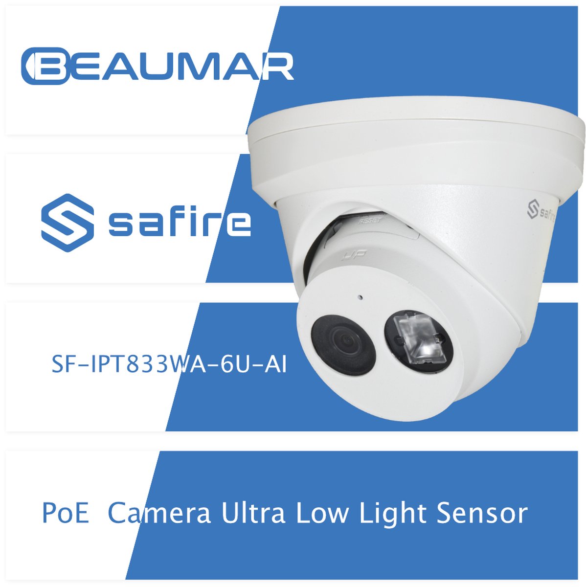 SF-IPT833WA-6U-AI - Beveiligingscamera - AI - 6 Megapixel