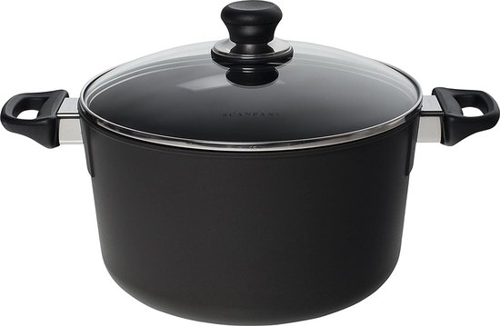 Gietijzeren Pot met Deksel - Anti-aanbaklaag, Ovenbestendig, Geëmailleerde Braadpot - Robuust Kookgerei - Blauw 2L - Van Nuovva
