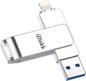 Usb-stick voor iPhone 512 GB, MFi-gecertificeerd, 3-in-1 USB