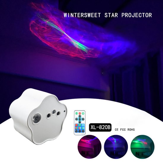 Aurora Noorderlicht projector Laser met LED verlichting Wit