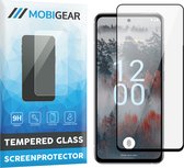 Mobigear Screenprotector geschikt voor Nokia X30 Glazen | Mobigear Premium Screenprotector - Case Friendly - Zwart